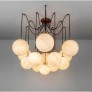 IQ4529 OPULENT ALABASTER BALL CHANDELIER