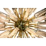 IQ4539 ITALIAN BRASS AND MURANO GLASS SPUTNIK CHANDELIER