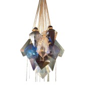 IQ8275 LUSTRE GOTHIQUE AUX SAPHIRS