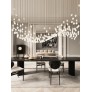IQ3980 ELEGANT PROJECT CHANDELIER MAGNOLIA FLOWER