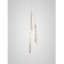 IQ4074 HAIL 3 LIGHT SHORT, 3 PIECE CHANDELIER