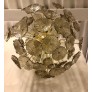 IQ4137 MURANO SPUTNIK AMBER COLOR ART GLASS MIDCENTURY CHANDELIER AND PENDANT