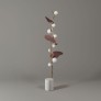 IQ4273 ALMOND FLOOR LAMP 