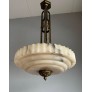 IQ4301 PURE ART DECO LAYERED ALABASTER PENDANT LIGHT