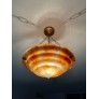 IQ4302 PURE ART DECO ALABASTER PENDANT LIGHT