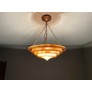 IQ4302 PURE ART DECO ALABASTER PENDANT LIGHT