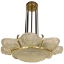 IQ4303 PAIR OF FRENCH ART DECO CHANDELIER