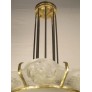 IQ4303 PAIR OF FRENCH ART DECO CHANDELIER