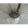 IQ4324 FRENCH ART DECO GEOMETRIC SIX-PANEL CHANDELIER