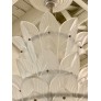 IQ4326 GRAND FRENCH ART DECO THREE TIERED SIGNED SABINO CHANDELIER