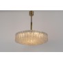 IQ4328 LARGE DORIA ICE GLASS TUBES CHANDELIER
