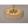 IQ4328 LARGE DORIA ICE GLASS TUBES CHANDELIER