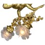 IQ4343 WHIMSICAL FRENCH 19TH/20TH CENTURY GILT-BRONZE BELLE EPOQUE PUTTO CHANDELIER