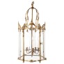 IQ4349 BRONZE FIVE-SIDED NEOCLASSIC FORM LANTERN