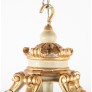 IQ4350 ITALIAN PAINTED AND GILDED FIVE-SIDED LANTERN
