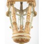 IQ4350 ITALIAN PAINTED AND GILDED FIVE-SIDED LANTERN