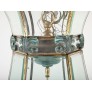 IQ4351 UNUSUAL LARGE HEXAGONAL SHAPED BRONZE LANTERN