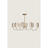 IQ4385 LARTIGUE OVAL CHANDELIER
