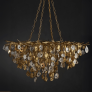 IQ4414 LUCULLAN GOLD CHANDELIER
