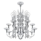 IQ4427 MURANO BLOWN GLASS NEOCLASSIC CHANDELIER