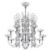 IQ4427 MURANO BLOWN GLASS NEOCLASSIC CHANDELIER