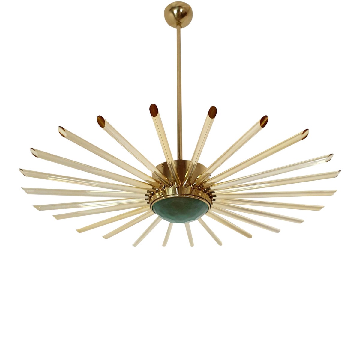 IQ4433 GLASS AND BRASS SPUTNIK CHANDELIER IQ4433 GLASS AND BRASS SPUTNIK CHANDELIER