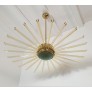 IQ4433 GLASS AND BRASS SPUTNIK CHANDELIER