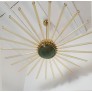 IQ4433 GLASS AND BRASS SPUTNIK CHANDELIER