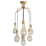 IQ4434 MURANO GLASS PENDANT CHANDELIER