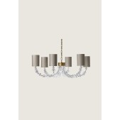 IQ4444 PORTA ROMANA ROUND LARTIGUE CHANDELIER