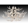 IQ4450 GLASS ANTLER CHANDELIER
