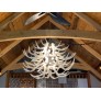 IQ4450 GLASS ANTLER CHANDELIER