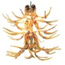 IQ4451 BLOWN GLASS ANTLER CHANDELIER