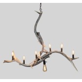 IQ4452 BRIDAL VEIL FALLS ELK ANTLER CHANDELIER