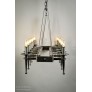 IQ4456 SPANISH DELGADO RECTANGULAR CHANDELIER