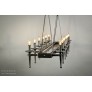 IQ4456 SPANISH DELGADO RECTANGULAR CHANDELIER