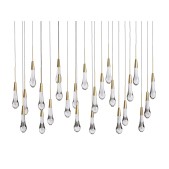 IQ4474 SOLITAIRE LINEAR CHANDELIER