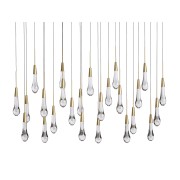 IQ4474 SOLITAIRE LINEAR CHANDELIER