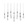 IQ4474 SOLITAIRE LINEAR CHANDELIER