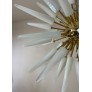 IQ4479 EXCEPTIONAL MURANO OPALINO GLASS SPUTNIK CHANDELIER 