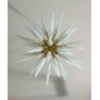 IQ4479 EXCEPTIONAL MURANO OPALINO GLASS SPUTNIK CHANDELIER 
