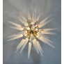 IQ4479 EXCEPTIONAL MURANO OPALINO GLASS SPUTNIK CHANDELIER 