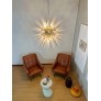 IQ4479 EXCEPTIONAL MURANO OPALINO GLASS SPUTNIK CHANDELIER 