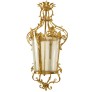 IQ4483 FRENCH LOUIS XVI STYLE GILT BRONZE HANGING LANTERN