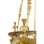 IQ4484 19TH CENTURY BRASS HALL LANTERN