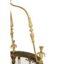 IQ4484 19TH CENTURY BRASS HALL LANTERN
