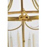 IQ4485 REGENCY STYLE BRASS HALL LANTERN