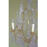 IQ4492 18TH CENTURY VENETIAN ROCOCO CRYSTAL AND BRONZE CHANDELIER