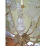 IQ4492 18TH CENTURY VENETIAN ROCOCO CRYSTAL AND BRONZE CHANDELIER