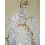 IQ4492 18TH CENTURY VENETIAN ROCOCO CRYSTAL AND BRONZE CHANDELIER